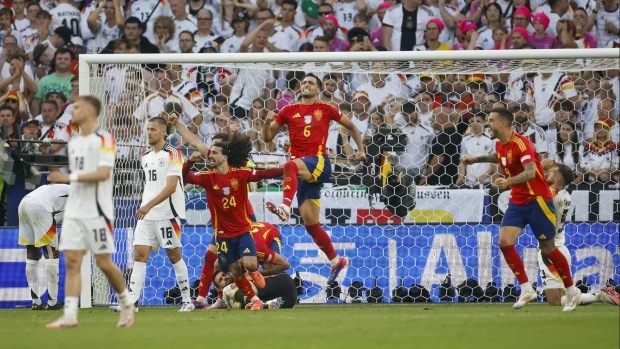 Con un gol agónico, España despidió de la Eurocopa a Alemania