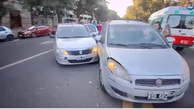 Varios heridos por un choque múltiple frente al estadio de River