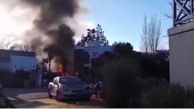 Impactante explosión en una casa de un country de Chascomús