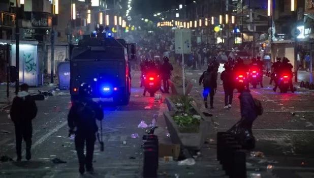 Incidentes y detenidos en los festejos por la Copa América en el Obelisco