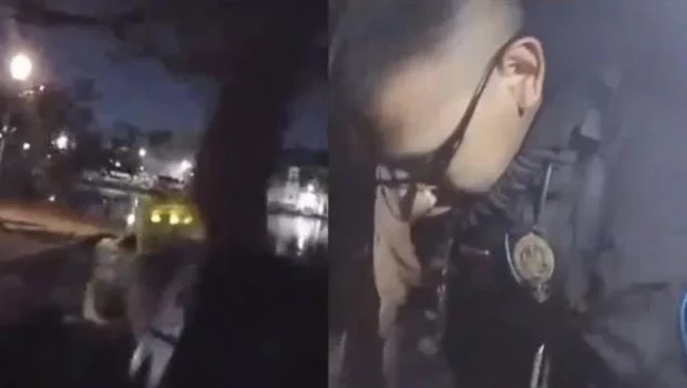 Policías de la Ciudad reducen a un hombre con una pistola Taser en Palermo