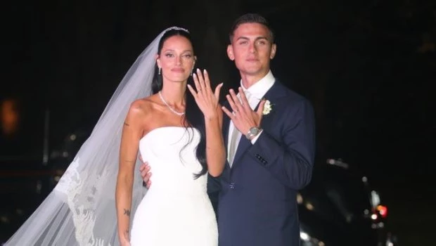 Se casaron Paulo Dybala y Oriana Sabatini
