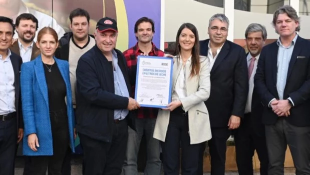 El BICE otorgó el primer crédito medido en litros de leche a un tambo