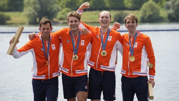 Remo: Países Bajos revalida su corona en cuádruple sculls masculino
