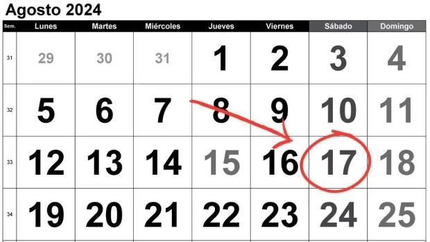 El feriado del 17 de Agosto quedará fijo el sábado y no habrá fines de semana largos este mes