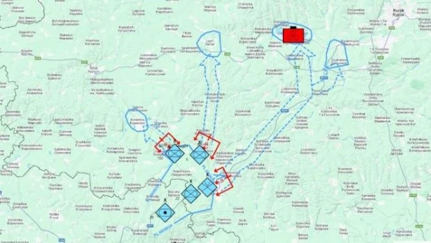 Estabilización del frente al 9 de agosto en la zona de Kursk.