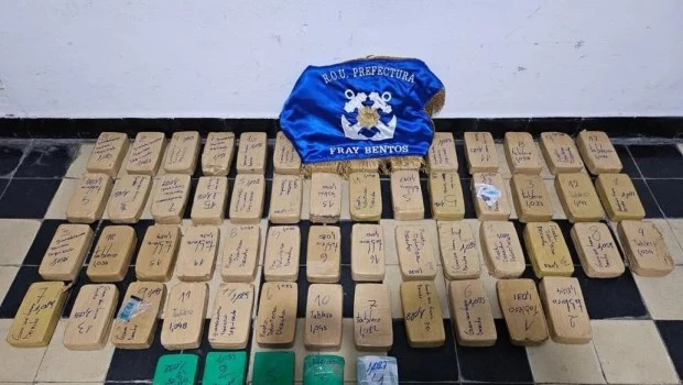 Decomisaron en Fray Bentos 61 kilos de cocaína procedente de Argentina