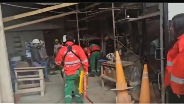 Derrumbe en una obra de construcción en el barrio Abasto: un herido