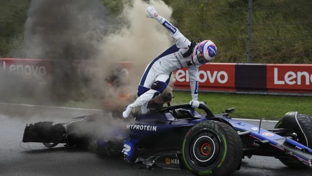 Espectacular accidente en la clasificación del Gran Premio de Países Bajos