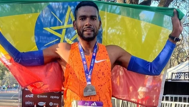 El etíope Gerba Beyata Dibaba ganó la media maratón de Buenos Aires