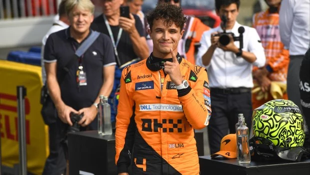 Norris logró la pole y largará primero en Monza