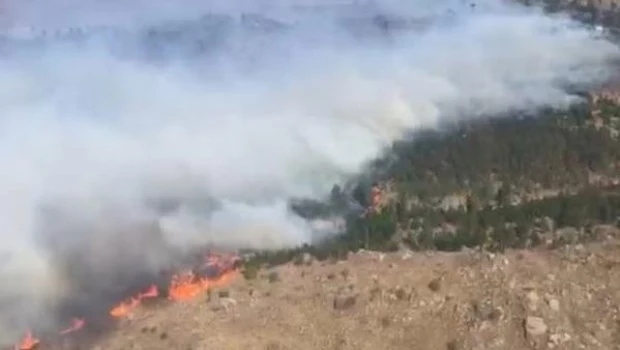 Incendio en Córdoba: bomberos combaten las llamas en el Valle de Calamuchita