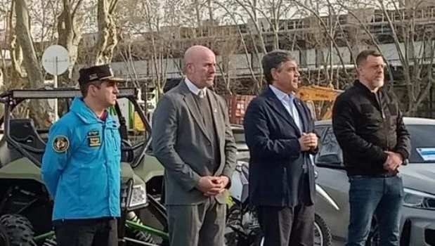 El jefe de Gobierno, Jorge Macri, y el ministro de Seguridad porteño, Waldo Wolff, encabezaron la conferencia de prensa.