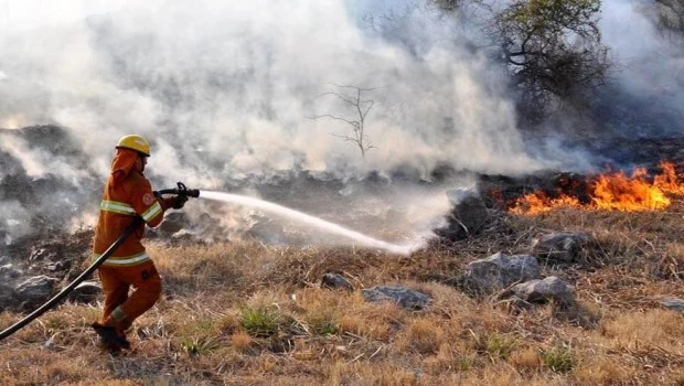 El gobierno de Córdoba declaró el estado de desastre por los incendios forestales en Calamuchita 