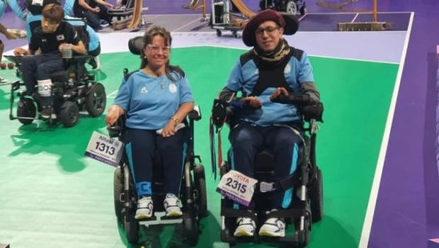 Stefanía Ferrando y Rodrigo Romero obtuvieron la medalla de bronce en boccia.