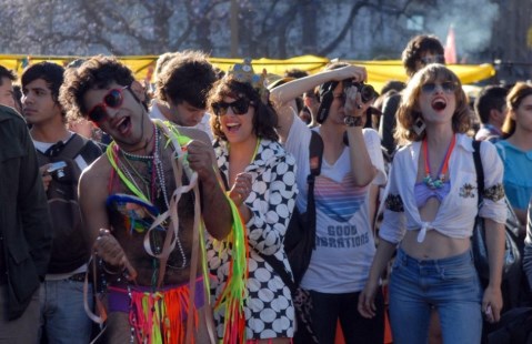 La marcha del orgullo gay volvió a desfilar por las calles de Buenos Aires