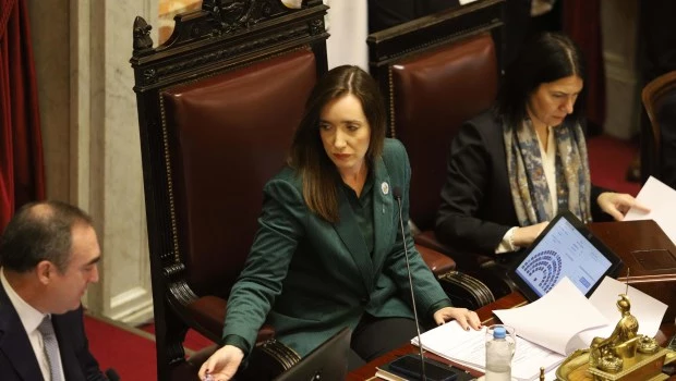 Victoria Villarruel, presidente del Senado.
