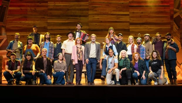 El equipo de la obra, que debutó en el Marquina de Madrid para una temporada de seis meses.