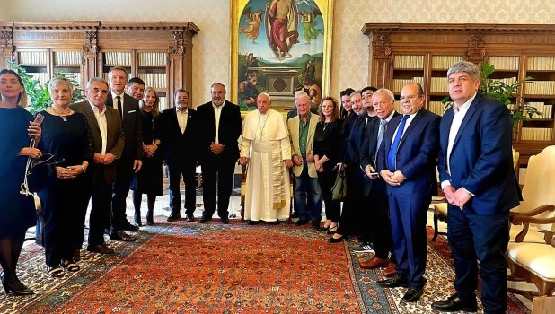 El Papa Francisco le dijo a la CGT que no visitará la Argentina este año