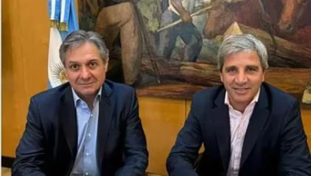 Caputo le dio la bienvenida como viceministro a José Luis Daza por segunda vez