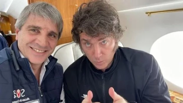 Milei y Caputo suman otro viaje a Estados Unidos