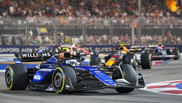 Colapinto tuvo una gran largada y terminó muy cerca de sumar puntos en el GP de Singapur