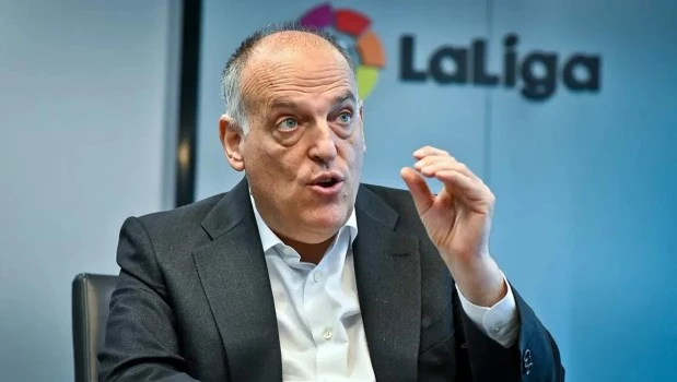 El presidente de LaLiga de España se refirió a la huelga de futbolistas: "Está en peligro la salud"