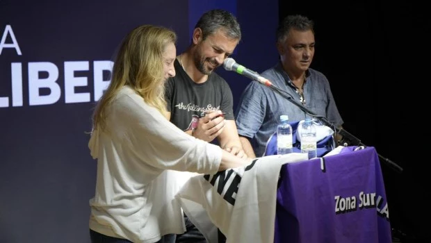 Karina Milei le pidió a la militancia de La Libertad Avanza que "no se relaje" porque queda "terminar con el modelo de la casta"