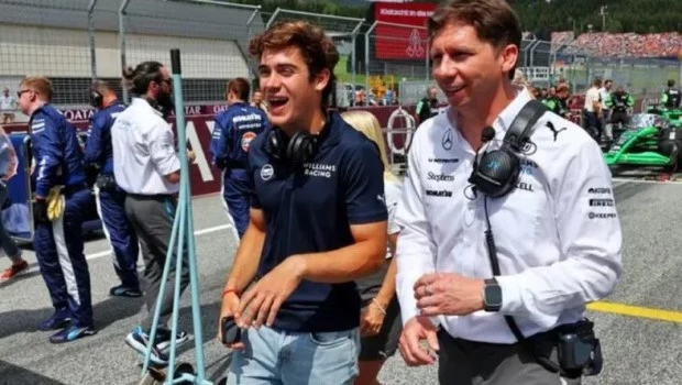 Colapinto convenció a los ingenieros para largar con neumáticos duros en el GP de Texas y e jefe de equipo lo felicitó por la estrategia