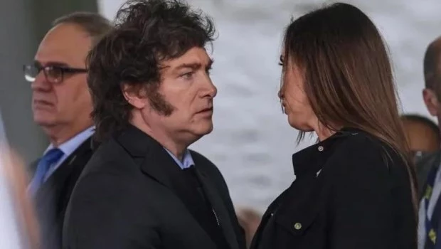 Milei se diferenció de Villarruel por el homenaje a María Estela Martínez de Perón