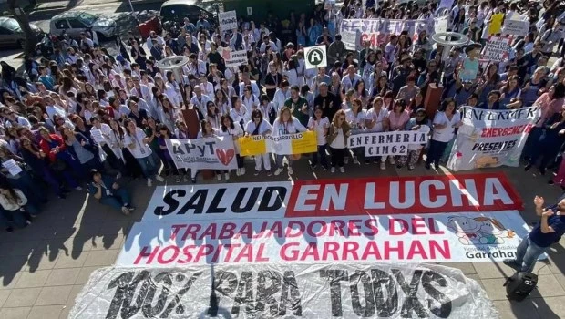 Los trabajadores del Garrahan realizan un nuevo paro de 24 horas 