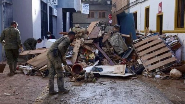 España declaró estado de catástrofe natural a zonas afectadas por las inundaciones