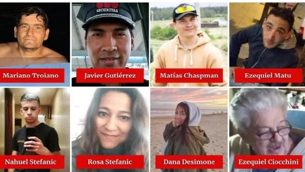 Quiénes son los ocho fallecidos en el derrumbe del hotel Dubrovnik en Villa Gesell