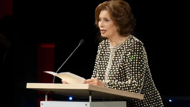 La diva en Los Angeles, ovacionada.