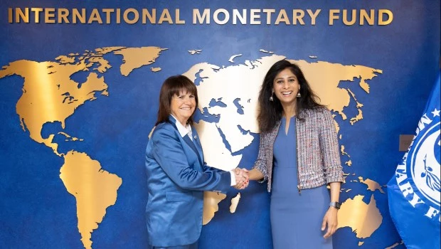 Patricia Bullrich se reunió con Gita Gopinath, la subdirectora del FMI