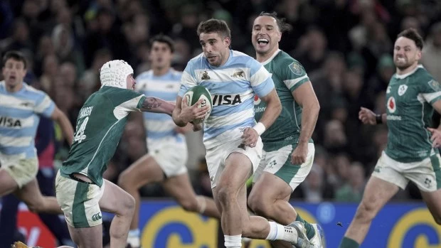 Los Pumas jugaron un partidazo ante Irlanda pero cayeron en Dublin