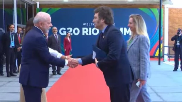 Milei inicia su participación en la Cumbre del G20: frío saludo con Lula
