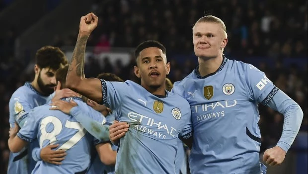 En el partido número 500 de Guardiola, Manchester City rompió su mala racha con una victoria sobre Leicester por la Premier League 