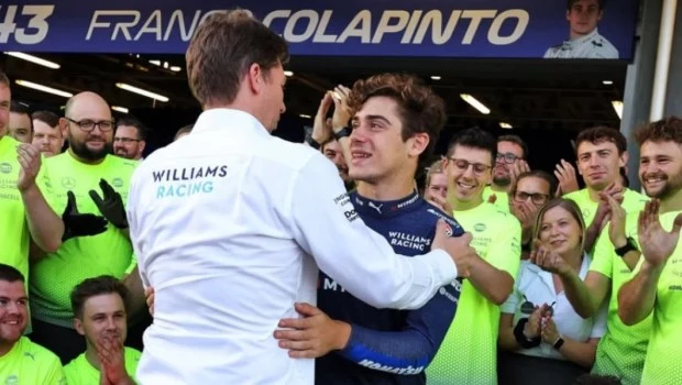 Vowles a Colapinto: "Ha sido un placer verte crecer y desarrollarte"