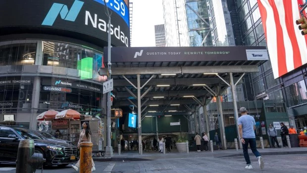 Edificio de Nasdaq en Nueva York (EE.UU.).