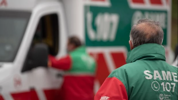 Personal del SAME. ARCHIVO