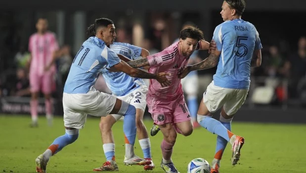 Messi se lució con dos asistencias y salvó al Inter Miami