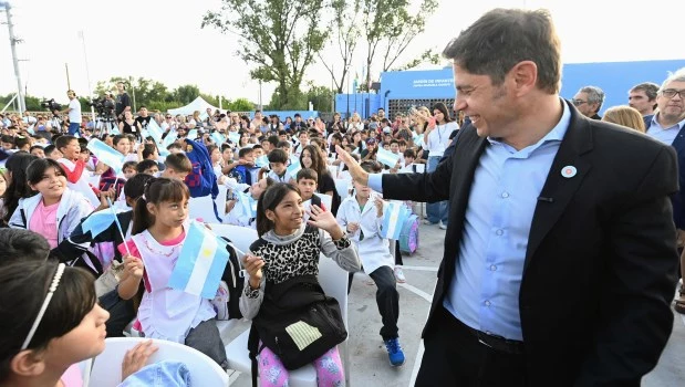 Kicillof: "En la provincia de Buenos Aires seguimos invirtiendo en la educación pública porque creemos en la Justicia social" 