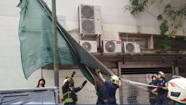 Se desmoronó una cúpula en en el barrio de Balvanera