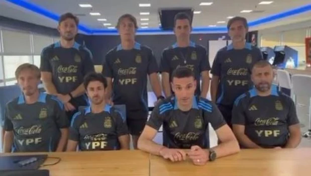 La Selección argentina envió un mensaje de apoyo a Bahía Blanca 