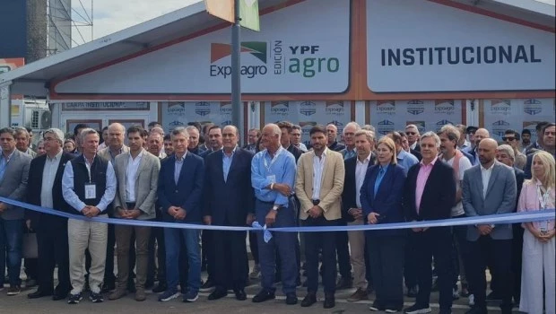 Se inauguró ExpoAgro en San Nicolás con la presencia de Francos, Mauricio Macri y gobernadores