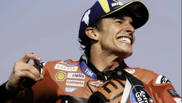 Marc Márquez (Ducati Lenovo) se impuso en la clasificación del Gran Premio de Argentina de MotoGP y largará en la primera posición. FOTO: X/Redes@marcmarquez93