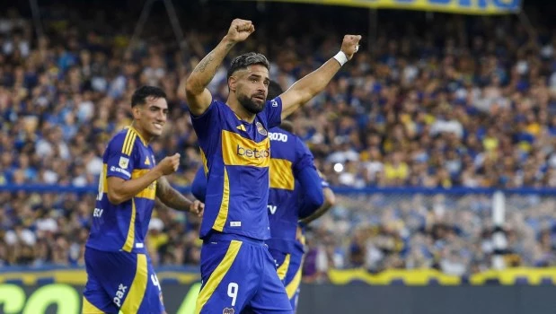 La delantera de Boca fue imparable ante Defensa Y Justicia