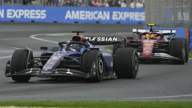 Colapinto le envió un mensaje a Albon luego de su gran carrera en Australia