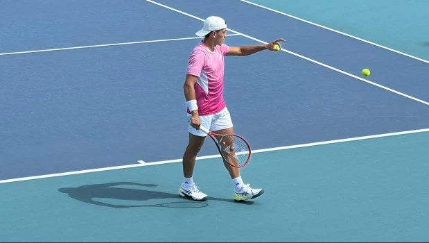 Debut y despedida para Báez en el Masters 1000 de Miami 